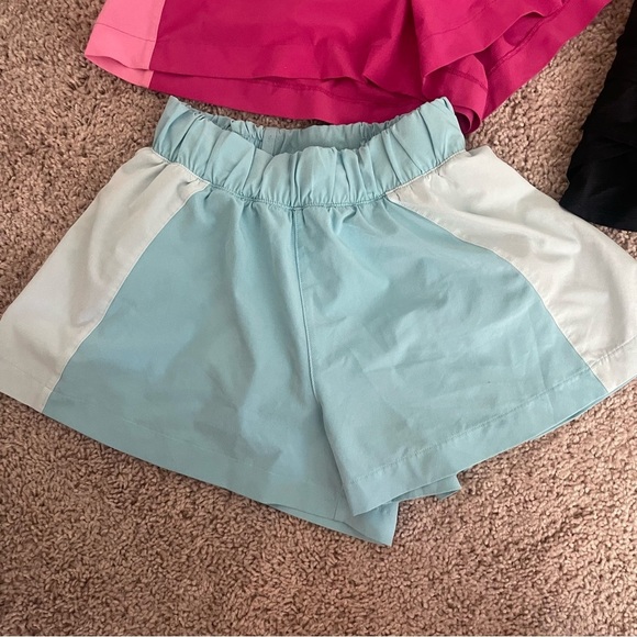 Athleta Girl Skirt/ Skort Bundle (3) Blue, Pink, Black XS/Small 6/7 - Picture 2 of 12